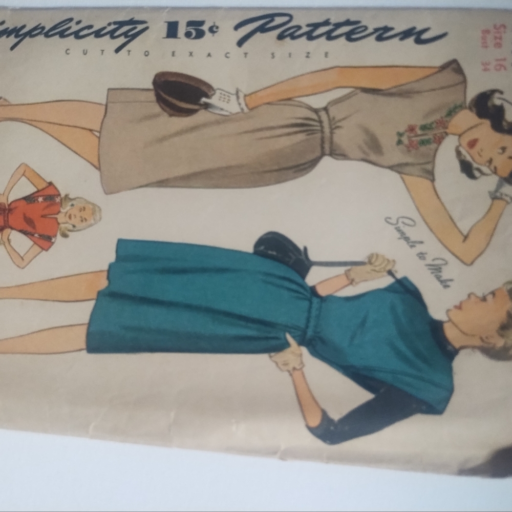 Two Vintage Simplicity Patterns - image 2